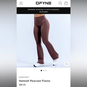 DFYNE X Hannah Pearson Flared Leggings